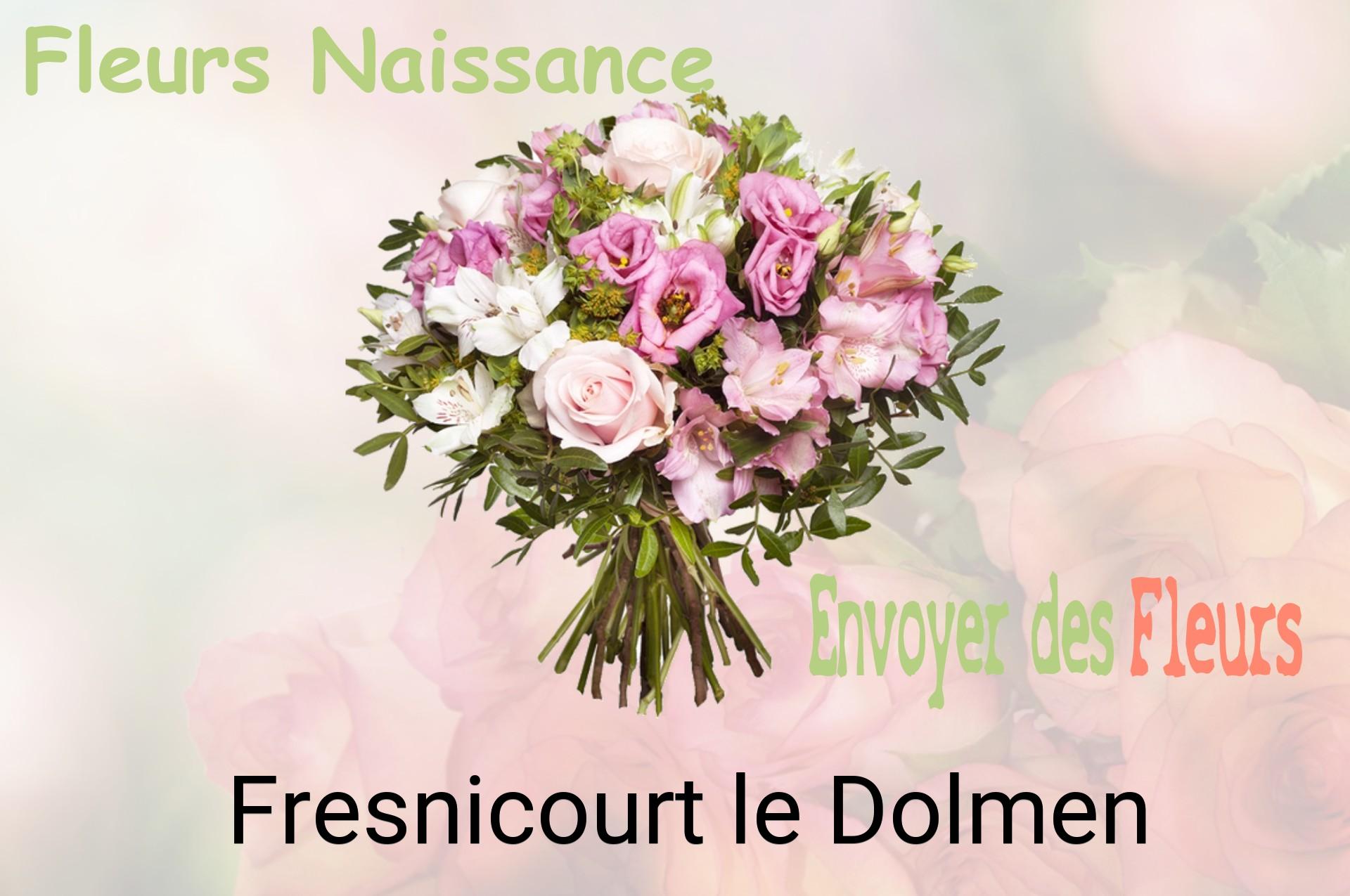 Bouquet de fleurs de naissance livré à Fresnicourt-le-Dolmen