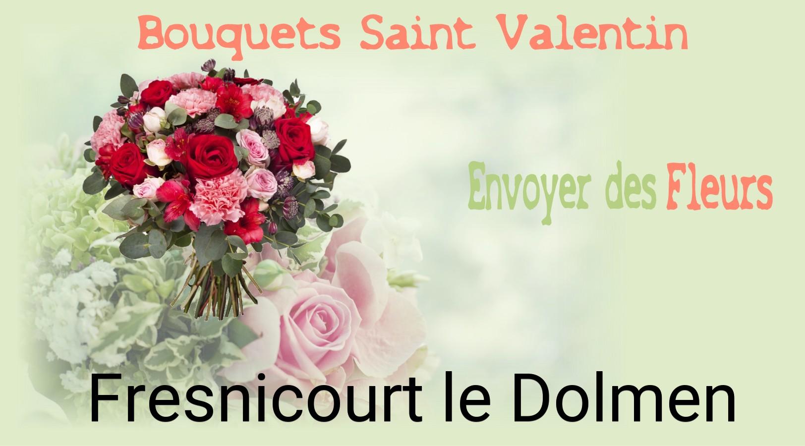 Roses de Saint-Valentin livrées à Fresnicourt-le-Dolmen
